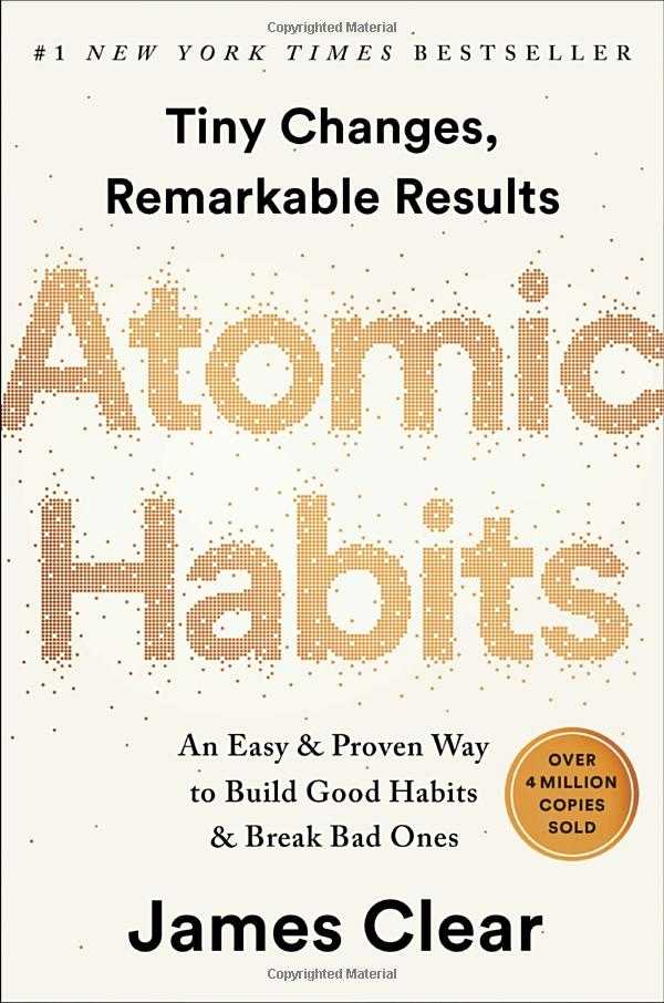 Atomic habits book cover