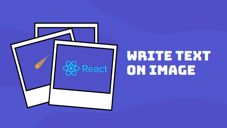 How to Write Text on Image in React JS